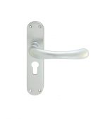 EL11YSC - Carlisle Brass Manital 'Ibra' Euro Profile Lock Lever Handles &lpar;47&period;5mm c&sol;c&rpar; Satin Chrome