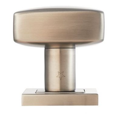 Click Here To Enlarge This Photo Of SSK1062SSS - Carlisle Brass Eurospec Square Mortice Knobset &lpar;G304&rpar; Satin Stainless Steel