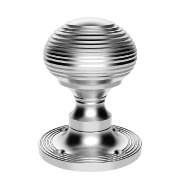 Click Here To Enlarge This Photo Of M1001SC - Carlisle Brass Manital Queen Anne Mortice Knob Set Satin Chrome