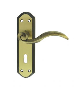 Click Here To Enlarge This Photo Of DL340FB - Carlisle Brass 'Wentworth' Lever Lock Furniture Florentine Bronze