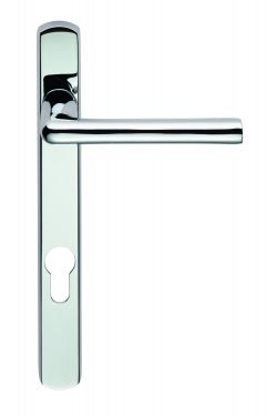 Click Here To Enlarge This Photo Of SZS01NP92CP - Carlisle Brass Serozzetta 'Rosa' Levers on Narrow Plate &lpar;92mm Centres - 123mm Screw Centres&rpar; Polished Chrome