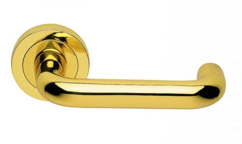 Click Here To Enlarge This Photo Of AQ2 - Carlisle Brass Manital 'Studio H' Lever on Round Rose Polished Brass