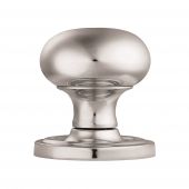 M35CCP - Carlisle Brass Manital Victorian Mushroom Mortice Knob Set &lpar;Concealed Fix&rpar; Polished Chrome