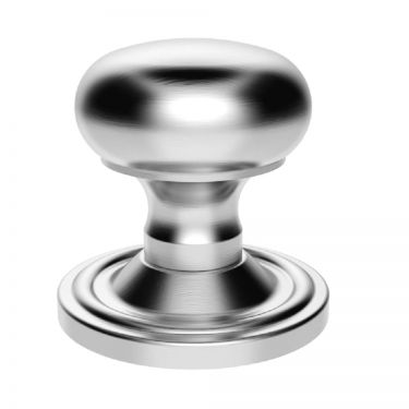 Click Here To Enlarge This Photo Of M35CSC - Carlisle Brass Manital Victorian Mushroom Mortice Knob Set &lpar;Concealed Fix&rpar; Satin Chrome