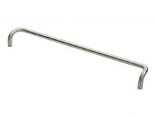 PAC1600SSS - Carlisle Brass Eurospec 600mm x 19mm Cranked Pull Handle &lpar;G316&rpar; Satin Stainless Steel