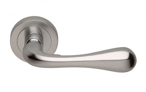 Click Here To Enlarge This Photo Of AQ1SC - Carlisle Brass Manital 'Astro' Lever on Round Rose Satin Chrome