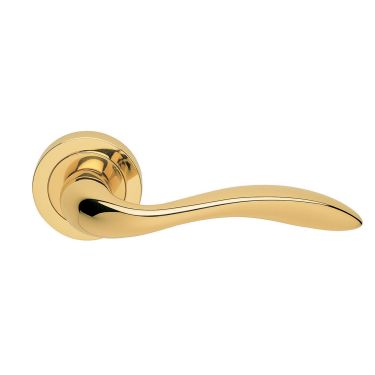 Click Here To Enlarge This Photo Of GI5 - Carlisle Brass Manital 'Giava' Lever on Round Rose Polished Brass
