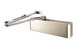 CDG025&sol;PNP - Carlisle Brass Eurospec EN&period;2-5 &lpar;CE & Certifire&rpar; Overhead Door Closer c&sol;w Back Check & Fig 6 Bracket EN1154 - Polished Nickel