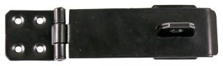 TIMCO HS4BP - Safety Hasp-Staple Black 5"