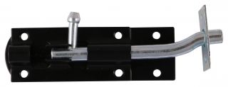 TIMCO TBN8BP - Necked Tower Bolt Black 8"