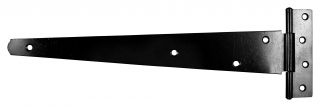 TIMCO MTH15B - Medium Tee Hinge &lpar;Sold in pairs&rpar; Black 15"