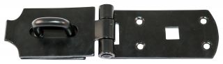 TIMCO BHS10BP - Heavy Secure Hasp-Staple Black 10"