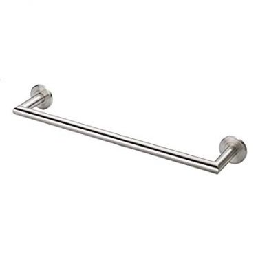 Click Here To Enlarge This Photo Of LX22BSS - Carlisle Brass - De L'eau Stainless Steel 600mm Single Towel Rail &lpar;G316&rpar; Bright Stainless Steel