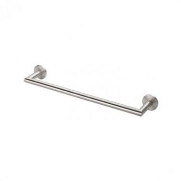 Click Here To Enlarge This Photo Of LX22SS - Carlisle Brass - De L'eau Stainless Steel 600mm Single Towel Rail &lpar;G316&rpar; Satin Stainless Steel