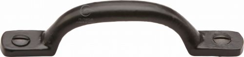 Click Here To Enlarge This Photo Of FB1090 102 M&period;Marcus Black Iron Rustic Sash Handle 102mm