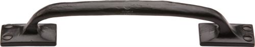 Click Here To Enlarge This Photo Of FB1145 210 M&period;Marcus Black Iron Rustic Cabinet Pull Cranked Design 210mm