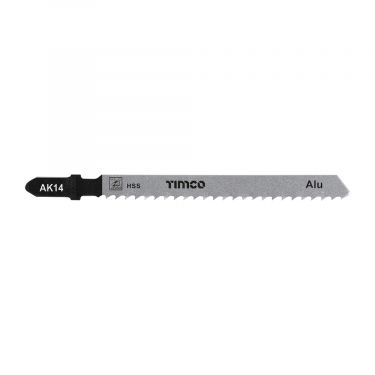 Click Here To Enlarge This Photo Of TIMCO AK14 - 5pcs HSS Jigsaw Blades for Metal &lpar;T127D Bosc equiv&period;&rpar;