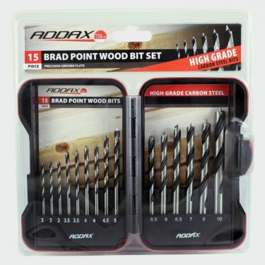 Click Here To Enlarge This Photo Of TIMCO B15SET - 15pc Brad Point Wood Bit Set