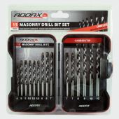 TIMCO M15SET - 15pc Masonry Drill Bit Set
