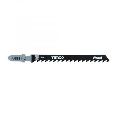 Click Here To Enlarge This Photo Of TIMCO AHGS14BI - 5pcs Bi-Metal Jigsaw Blades for Wood &lpar;T144DF Bosch equiv&period;&rpar;