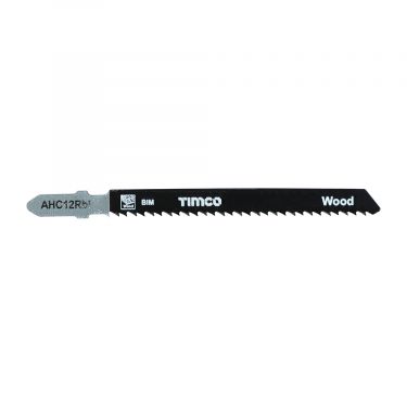 Click Here To Enlarge This Photo Of TIMCO AHC12RBI - 5pcs Bi-Metal Jigsaw Blades for Wood &lpar;T101BRF Bosch equiv&period;&rpar;