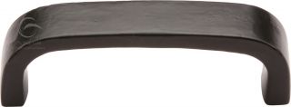 FB341 96 M&period;Marcus Black Iron Rustic Cabinet Pull D Type 96mm ctc