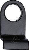 FB342 M&period;Marcus Black Iron Rustic Round Cylinder Pull