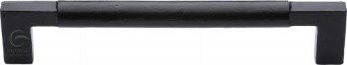 Click Here To Enlarge This Photo Of FB346 305 M&period;Marcus Black Iron Rustic Cabinet Pull Bauhaus Design 305mm