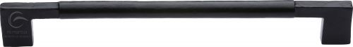 Click Here To Enlarge This Photo Of FB346 457 M&period;Marcus Black Iron Rustic Cabinet Pull Bauhaus Design 457mm