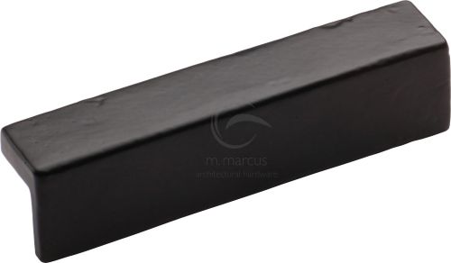 Click Here To Enlarge This Photo Of FB347 96 M&period;Marcus Black Iron Rustic Cabinet Pull L Design 96mm ctc