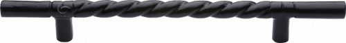 Click Here To Enlarge This Photo Of FB349 457 M&period;Marcus Black Iron Rustic Cabinet Pull Rope Design 457mm