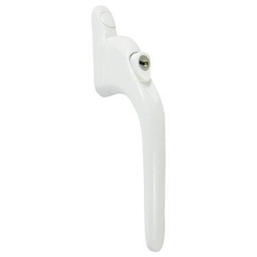 Click Here To Enlarge This Photo Of AS11740 - ASEC Espag Inline Handle With Spindle - White - 40mm Spindle