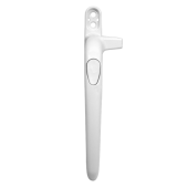 L25660 - SECURISTYLE Virage Offset Cockspur Espag Handle - 21mm - LH - Non-Locking - White