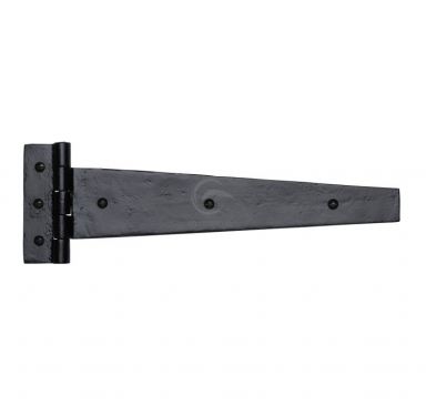 Click Here To Enlarge This Photo Of FB414 381 M&period;Marcus Black Iron Rustic Strap Hinge 15" &lpar;Pair&rpar;