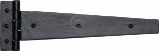 FB414 457 M&period;Marcus Black Iron Rustic Strap Hinge 18" &lpar;Pair&rpar;