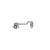 CAB1100SSS - Carlisle Brass Eurospec Silent Pattern Cabin Hook 100mm &lpar;G316&rpar; Satin Stainless Steel