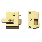 2562 - YALE No&period;2 Auto Deadlocking Nightlatch 40mm Brasslux c&sol;w Polished Brass cylinder