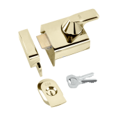 L25802 - YALE PBS3 Auto Deadlocking Nightlatch 60mm Brasslux