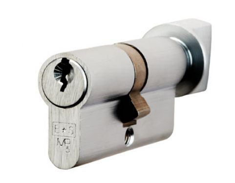 Click Here To Enlarge This Photo Of CYA7134535SC - Carlisle Brass Eurospec 5 Pin Euro Cylinder & Turn 80mm &lpar;45&sol;35T&rpar; Satin Chrome