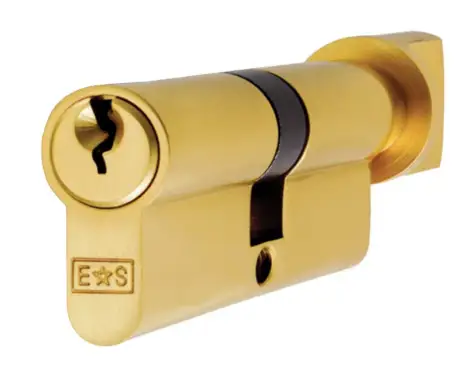 Click Here To Enlarge This Photo Of CYA71380PB - Carlisle Brass Eurospec 5 Pin Euro Profile Cylinder & Turn 80mm &lpar;40&sol;40T&rpar; Polished Brass