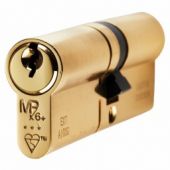 CYX7123545PB - Carlisle Brass Eurospec MPX6 1&ast; British Standard 6 Pin Euro Profile Double Cylinder 80mm &lpar;35&sol;45&rpar; Polished Brass