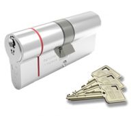 CYX7124555PC - Carlisle Brass Eurospec MPX6 1&ast; British Standard 6 Pin Euro Profile Double Cylinder 100mm &lpar;45&sol;55&rpar; Polished Chrome