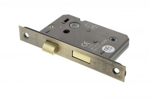 Click Here To Enlarge This Photo Of Atlantic - ALKBATH25MAB Mortice Bathroom Lock &lbrack;CE&rsqb; 2&period;5" - Matt Antique Brass