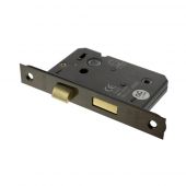 Atlantic - ALKBATH25UB Mortice Bathroom Lock &lbrack;CE&rsqb; 2&period;5" - Urban Bronze