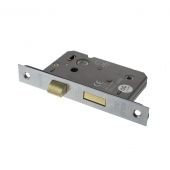 Atlantic - ALKBATH3SC Mortice Bathroom Lock &lbrack;CE&rsqb; 3" - Satin Chrome
