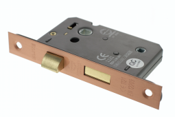 Atlantic - ALKBATH3USC Mortice Bathroom Lock &lbrack;CE&rsqb; 3" - Urban Satin Copper