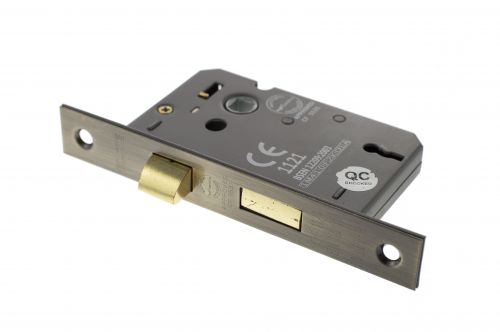 Click Here To Enlarge This Photo Of Atlantic - ALKSASH3LK3AB 3 Lever Key Mortice Sashlock &lbrack;CE&rsqb; 3" - Antique Brass
