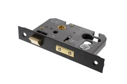 Atlantic - ALKSASHE25MB Euro Profile Mortice Sashlock &lbrack;CE&rsqb; 2&period;5" - Matt Black