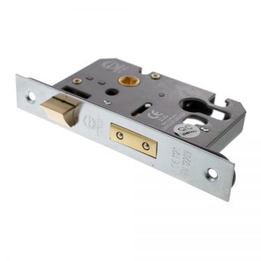 Click Here To Enlarge This Photo Of Atlantic - ALKSASHE25SC Euro Profile Mortice Sashlock &lbrack;CE&rsqb; 2&period;5" - Satin Chrome