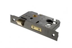 Atlantic - ALKSASHE3BN Euro Profile Mortice Sashlock &lbrack;CE&rsqb; 3" - Black Nickel
